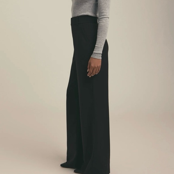 jones & co Pants - Jones & Co dark gray wide leg pants, XL, worn once, really beautiful and elegant